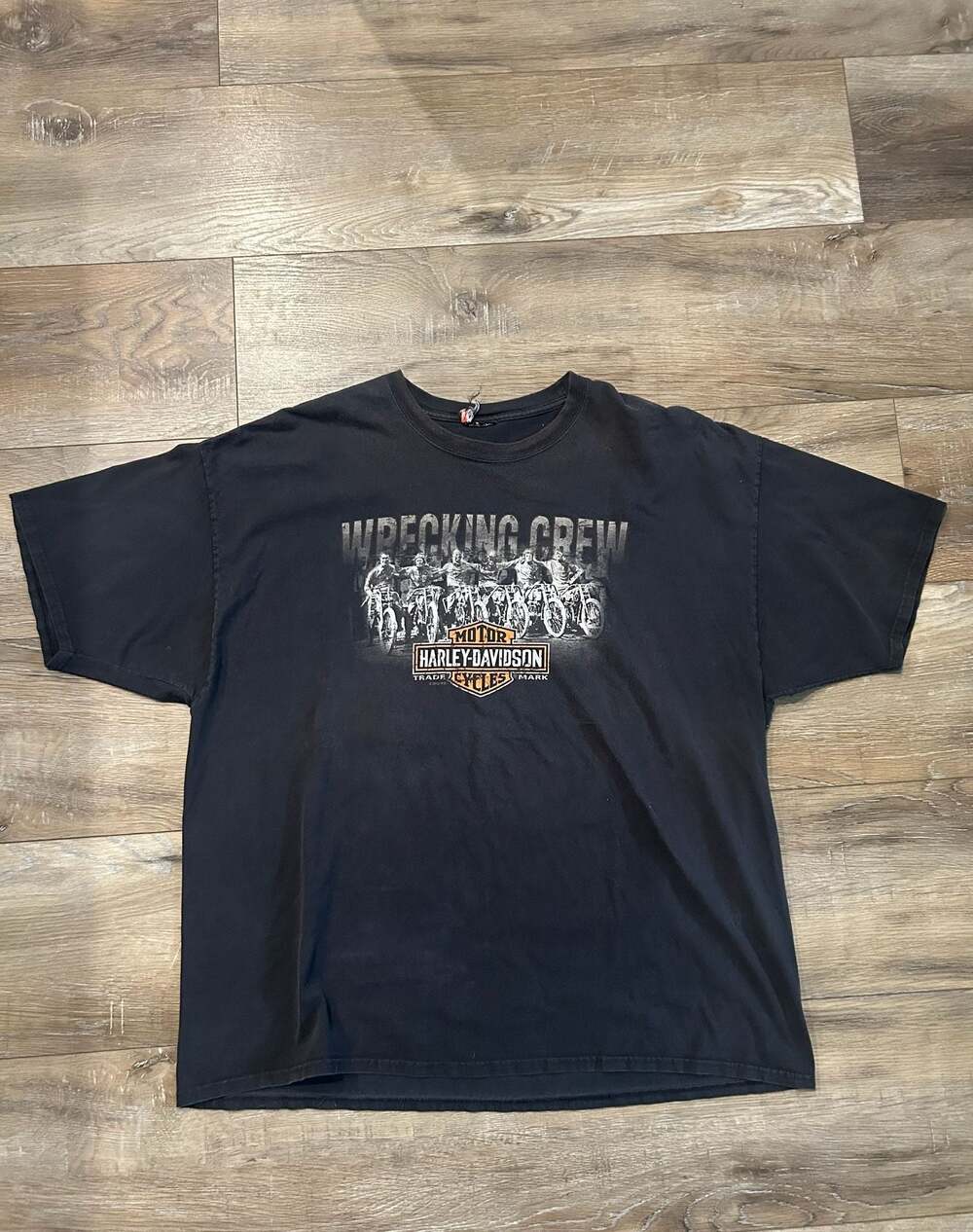 Harley-Davidson Wrecking Crew Vintage Black Graphic T-Shirt